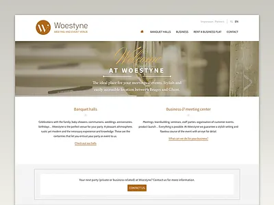Meeting & event venue cabin company design event fork cms herrvonmuellerhoff meeting restaurant ui venue website