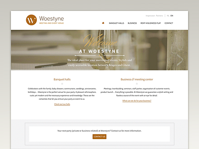 Meeting & event venue cabin company design event fork cms herrvonmuellerhoff meeting restaurant ui venue website