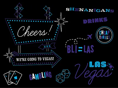 Bachelorette bachelorette invitation las vegas retro sign stag