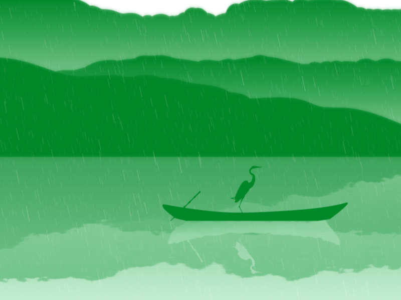 Heron bird forest gif green heron rain