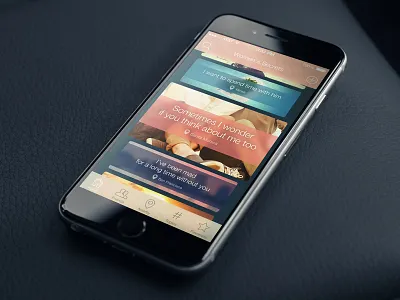 Women's Secrets - Feed feed interface ios iphone ui