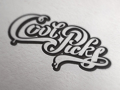 Coolpicks coolpicks lettering logo