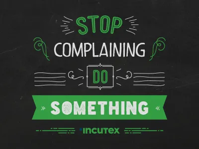 Do something inspiration lettering phrase