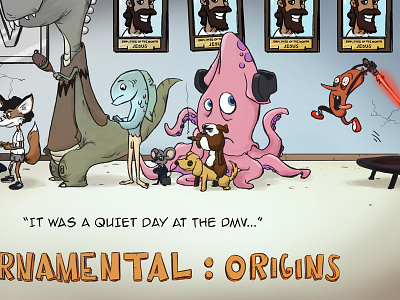 Tournamental Banner banner cartoon character design game illustration podcast