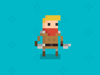 The Bandit Leader bandit knife pixel pixelart rogue rpg thief