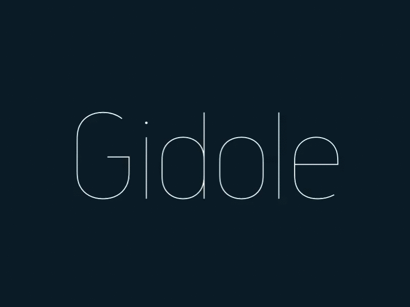 Anagram text animation animation gidole typography