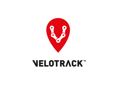 Velotrack bicycle branding logo