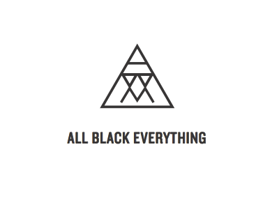 All Black Everything brand graphic design icon identity logo logomark