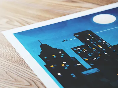 Seattle - Dominic Flask 40fathoms art cottonrag giclee gicleeprint highquality poster posters print printed prints seattle