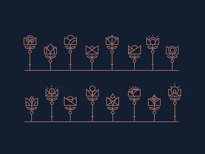 Libertine — Additional Graphics branding florist flowers illustration libertine logo