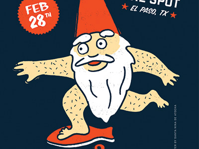 Gnope el gnomes paso poster skate