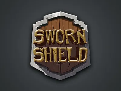 Sworn Shield Logo fantasy logo rpg shield