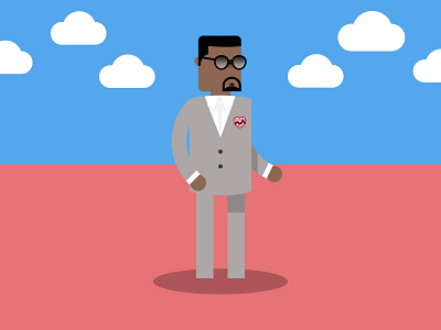 Yeezus flat iilustration kanye mr. west
