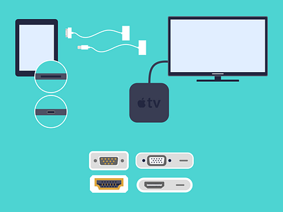 Ipad Nonfiction applied flat illustration non fiction vector