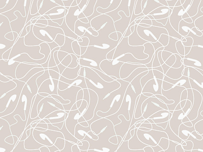 Earphones pattern cables earphones music pattern
