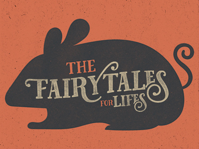 Fairy Tales ad art deco art nouveau classic display hand drawn hand writing headline poster retro signage vintage
