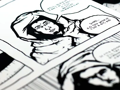 Ace-Child | Web/Zine Comic Book black digital physical graphic design zine graphic novel indie comic ink kit of parts sc fi usfsp design web comic white zine