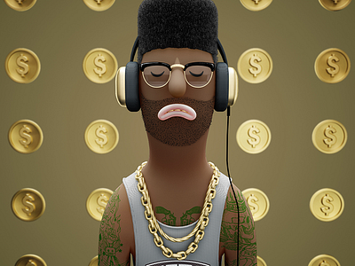 Gangster 3d c4d cgi characters cinema4d gangster illustration