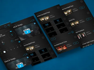 Fitness Tracker Concept fitness interface tracker