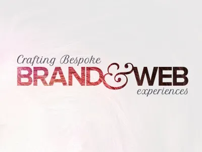 Bespoke Brand & Web brand typography web