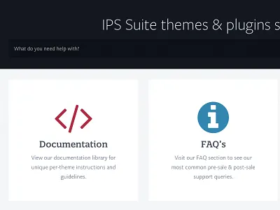 Support Dashboard dashboard docs documentation faq support
