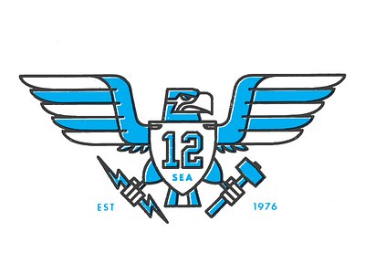 Seahawks editorial fans football illustration nfl playoffs seahawks seattle sports superbowl