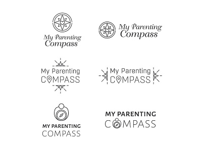 Rejected logo options coach compass logo program