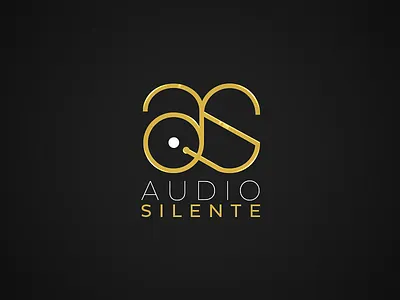 Audio Silente logo | Enhanced version 45s audio darts dartsgraph davide tarsi gold logo silente tarsi turntables vinili vynil