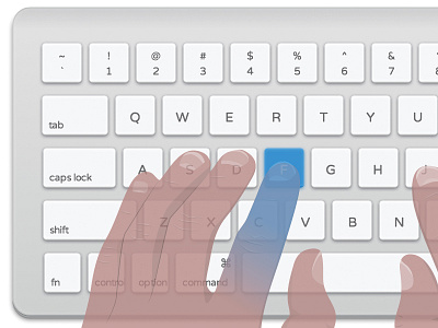 Typing Proof of Concept css design education hands keyboard svg typing ui