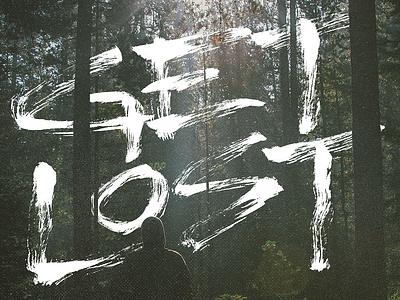 GET LOST brushscript handlettering lettering project365 typography