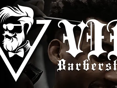 Signage Design for VIP Barbershop branding graphic design ui