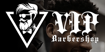 Signage Design for VIP Barbershop branding graphic design ui