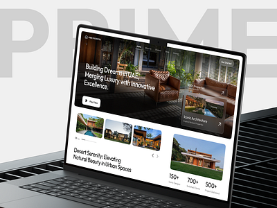 Prime Properties - Branding & UI/UX Design real estate design system