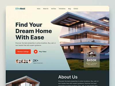 Professional Website Design for Real Estate Agency