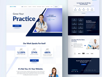 Landing Page Design for a Digital Marketing Agency