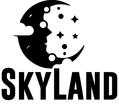 Sky Land branding design flat graphic design logo vector