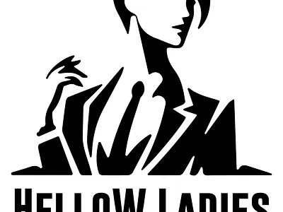 HelloW Ladies branding design flat graphic design logo vector