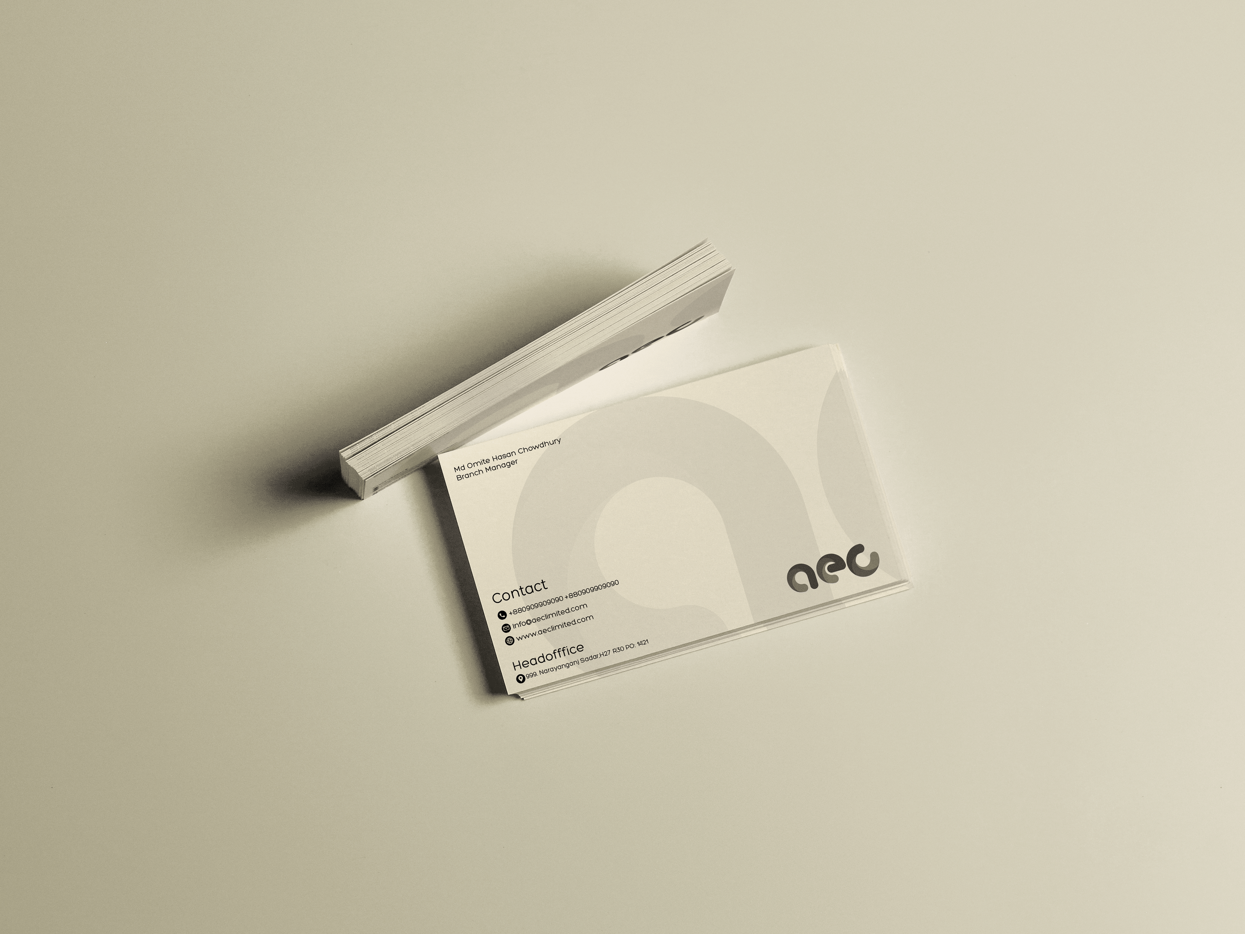 Example of Business Card & Stationery Design
