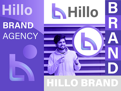 Hillo Brand Agency Logo 3dlogo abstractlogo agency animation b brand agency brand identity branding graphic design graphicdesign hillo illustration logo logo design media motion graphics startup business ui vector visual identity