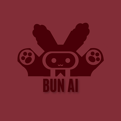 BUN AI app concept branding graphic design logo