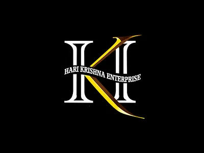 Hare Krishna Enterprise logo adobe design enterprise fonts hk logo logo logo design partners photoshop ui