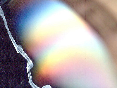 Ashley Littlejohn Rainbows In The Dark Colour collage painting photography rainbow