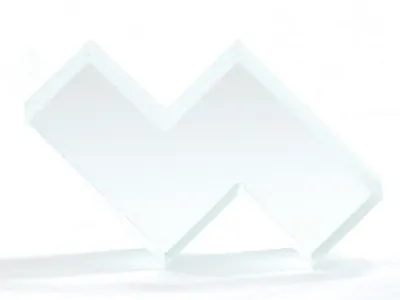 Everything not saved will be lost (detail). city glass sculpture tetris