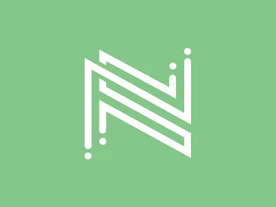 N S Monogram icon letters monogram n network s type