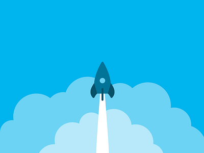 Rocket illustration rocket space