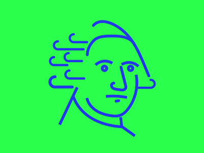 George Washington america capitalism flat george washington icon illustration money president pride usa