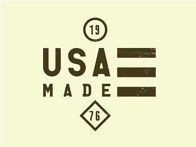 USA america made tag usa