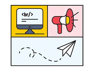 Poster - work in progress colors communication html illustration illustrator mgm vector wip work in progress