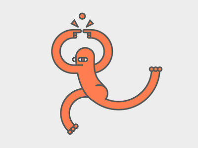 Alien Touch 2d illustration alien touch character illustration debut on dribbble