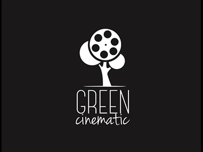 Green Cinematics black camera green logo reel video
